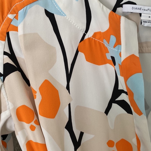 Beautiful (New no tags) Diane von Fürstenberg silk dress with side pockets sz 8 - Picture 4 of 7